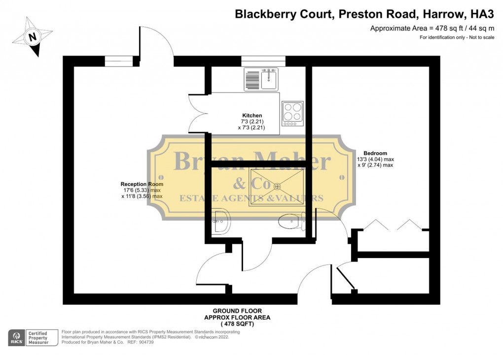 Floorplan for Preston Road, Harrow