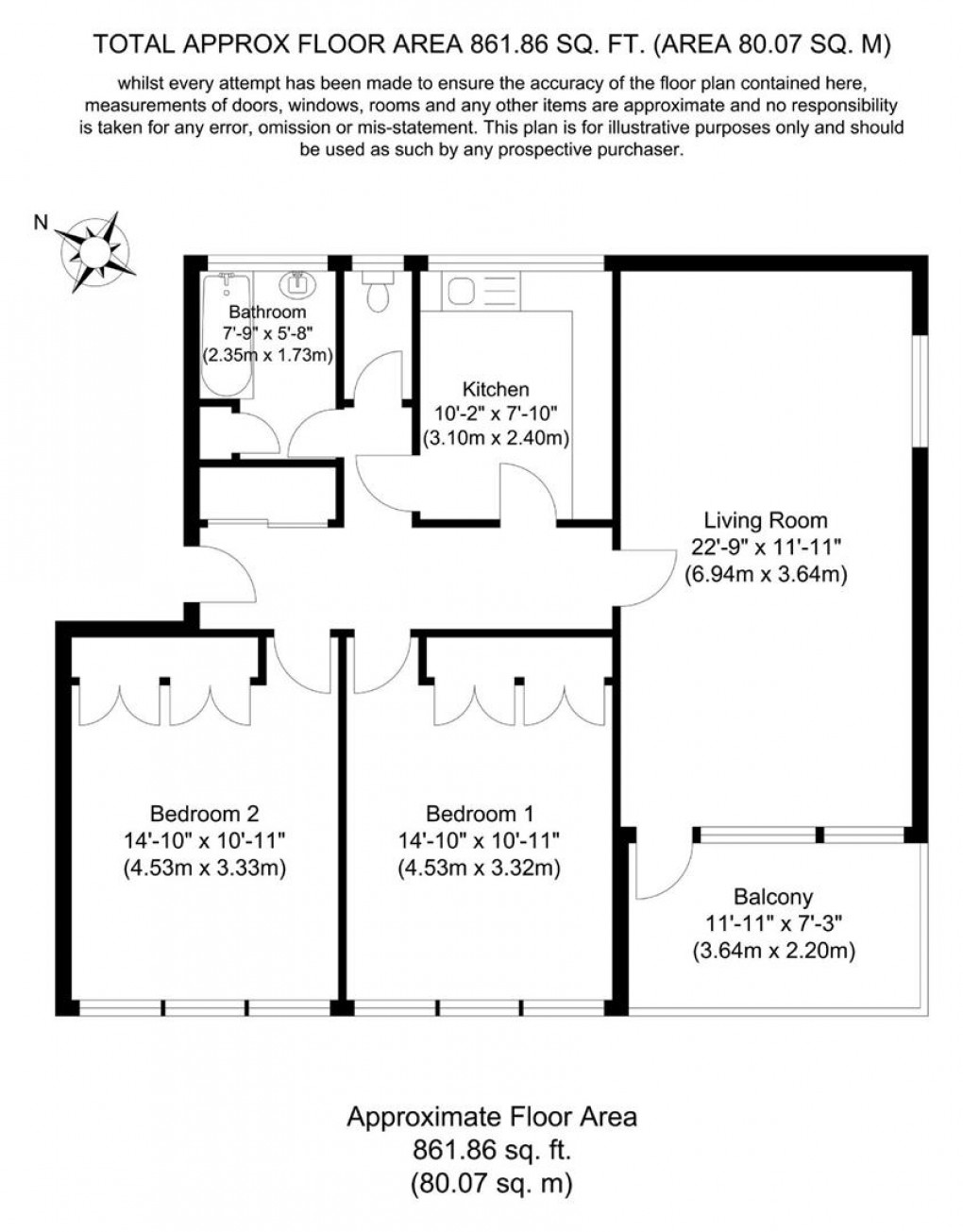 Floorplan for Salmon Street, London