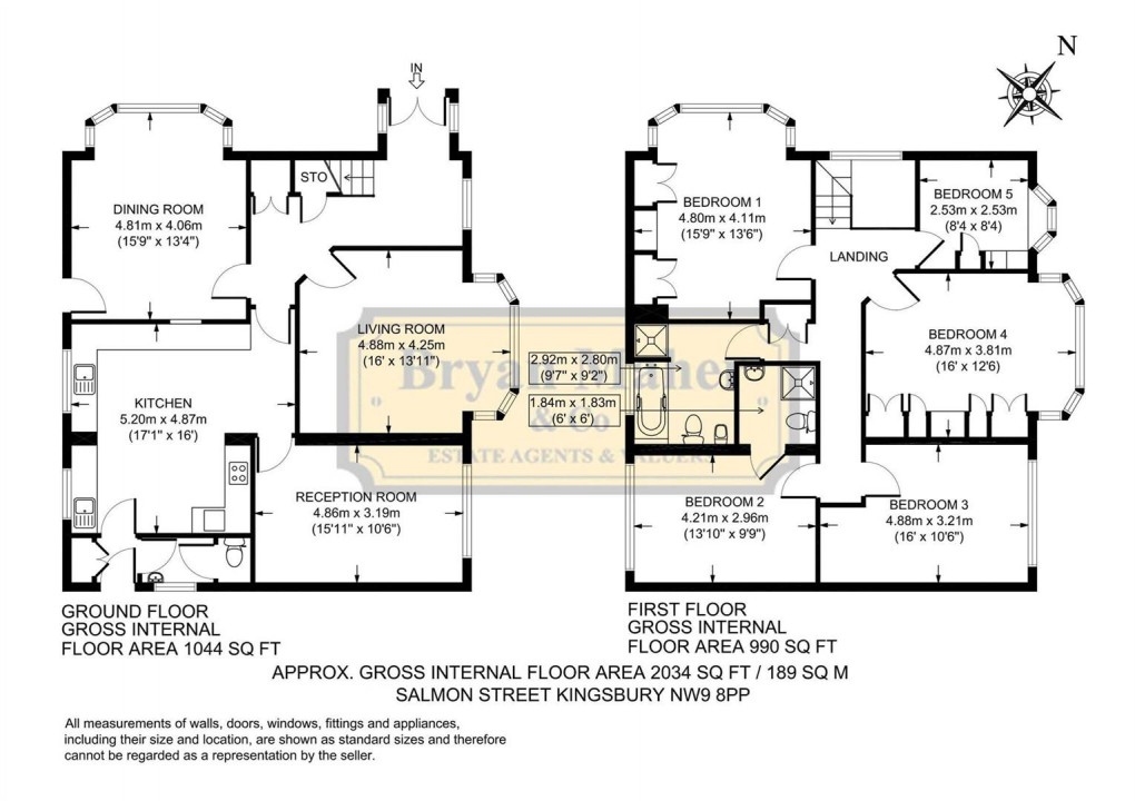 Floorplan for Salmon Street, LONDON