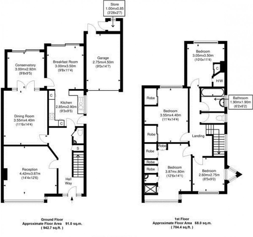 Floorplan for Preston Road, WEMBLEY