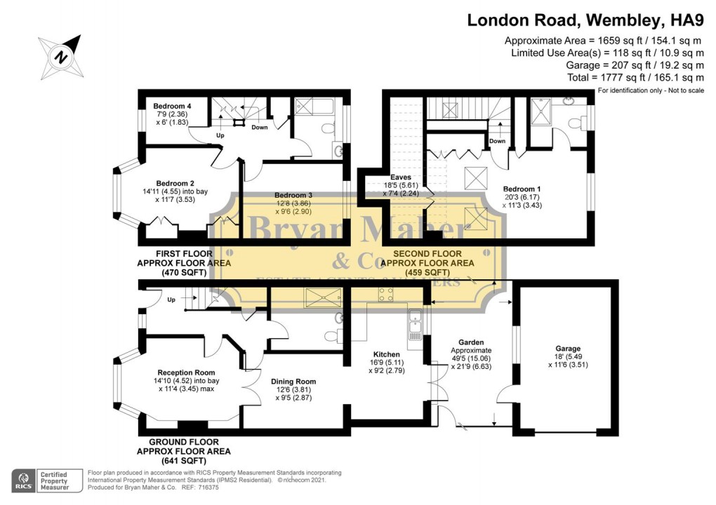 Floorplan for London Road, WEMBLEY