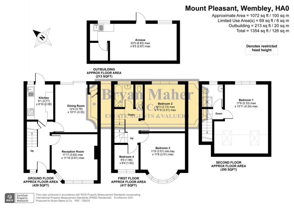 Floorplan for Mount Pleasant, WEMBLEY