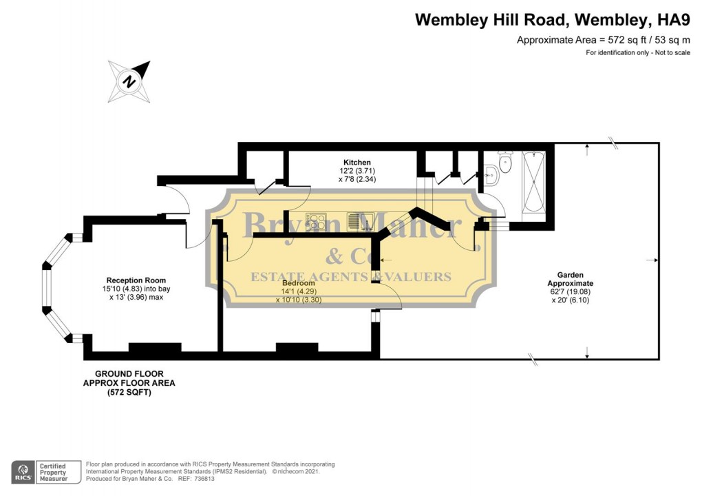 Floorplan for Wembley Hill Road, Wembley