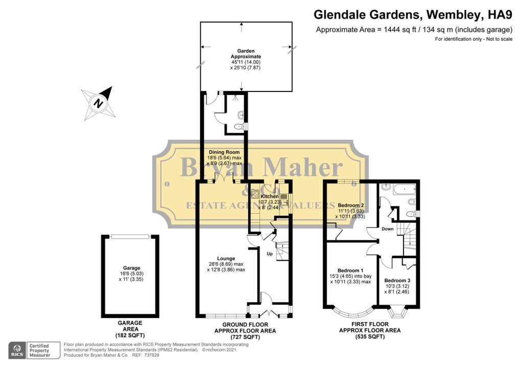 Floorplan for Glendale Gardens, WEMBLEY