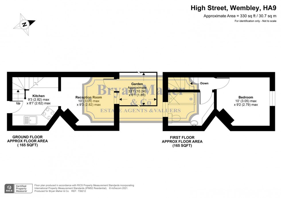 Floorplan for High Street, Wembley