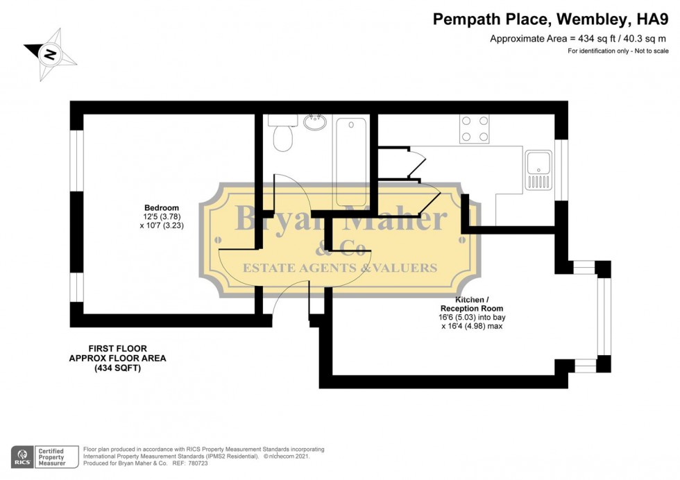Floorplan for Pempath Place, Wembley