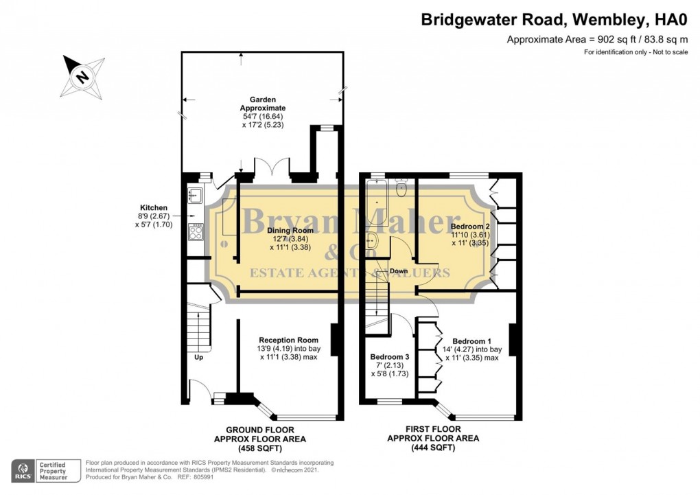 Floorplan for Bridgewater Road, Wembley