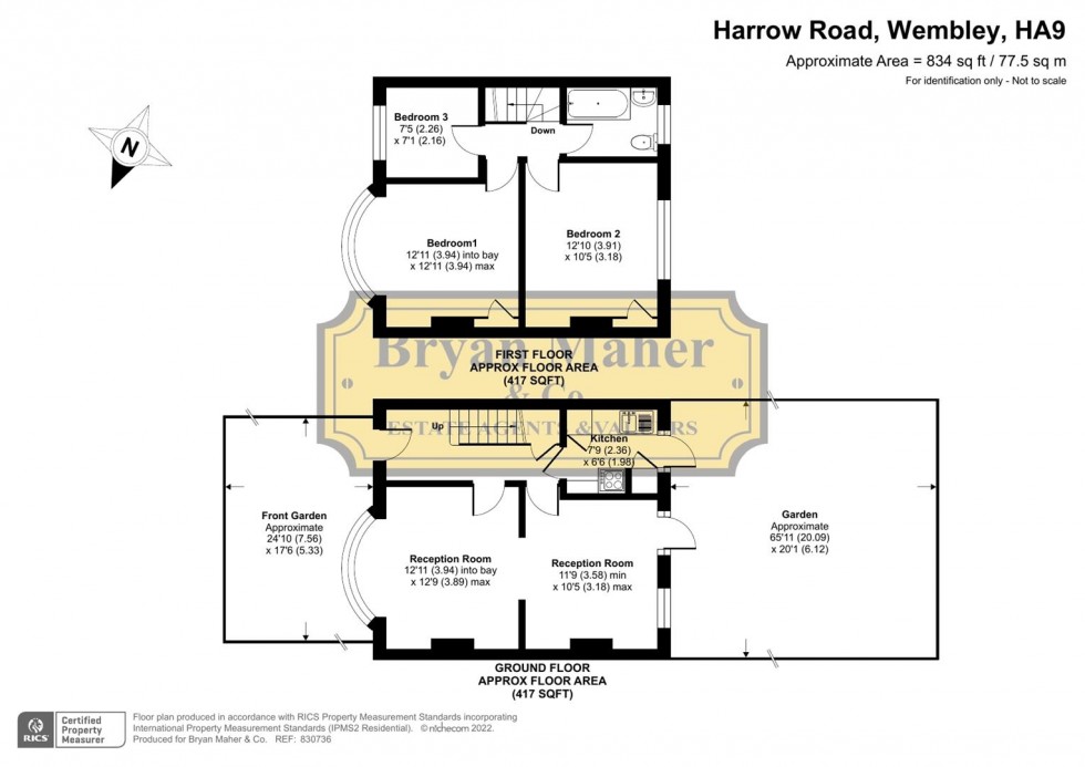 Floorplan for Harrow Road, Wembley