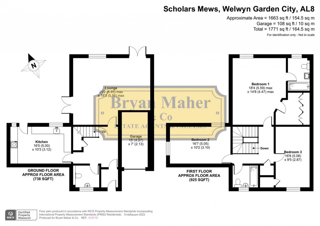 Floorplan for Scholars Mews, Welwyn Garden City
