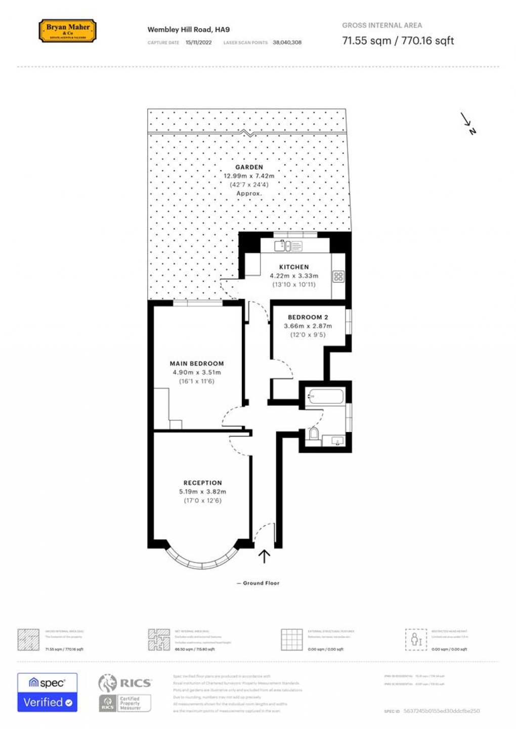 Floorplan for Wembley Hill Road, Wembley Park