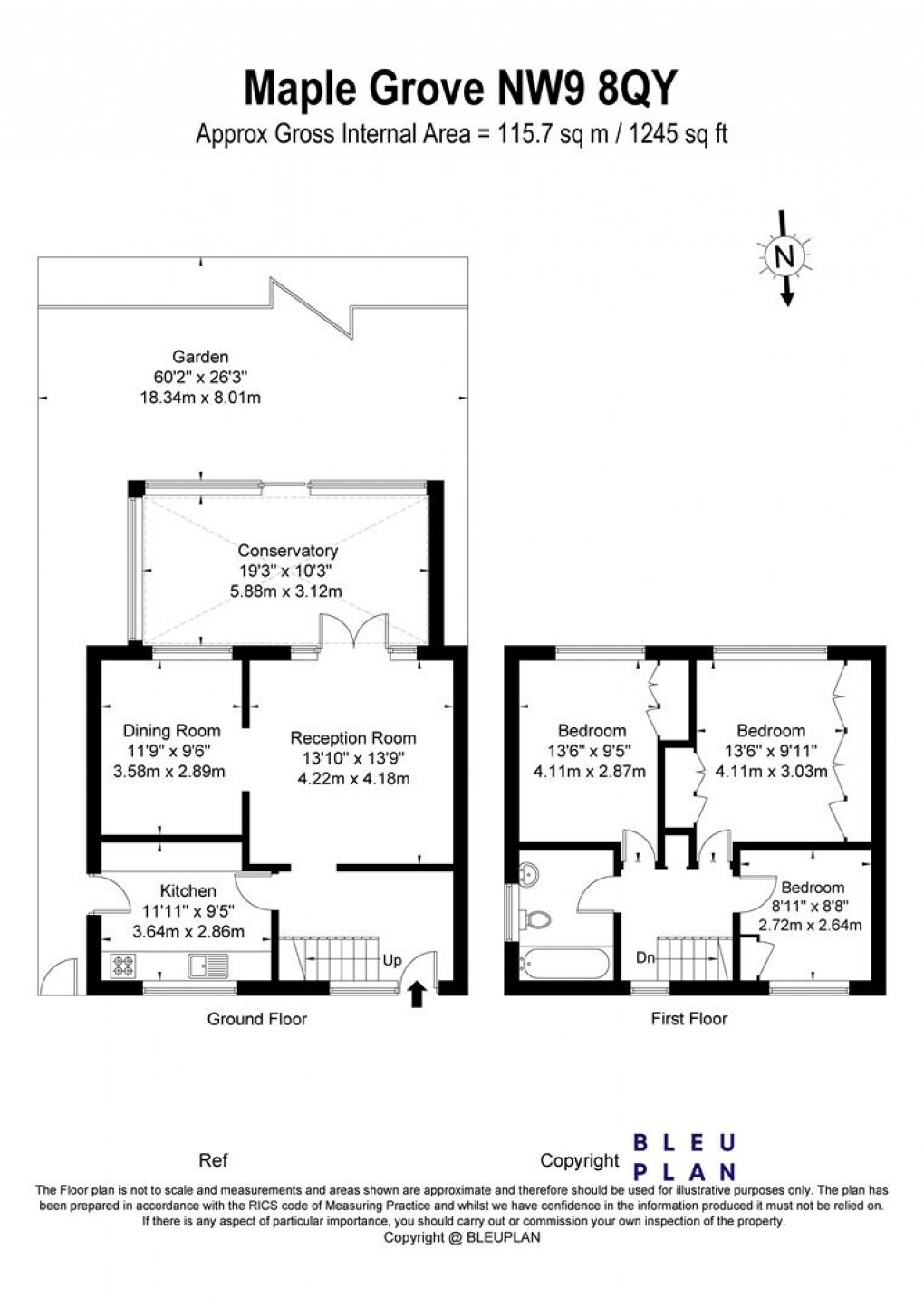 Floorplan for Maple Grove, LONDON