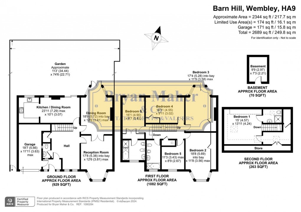 Floorplan for Barn Hill Wembley Park