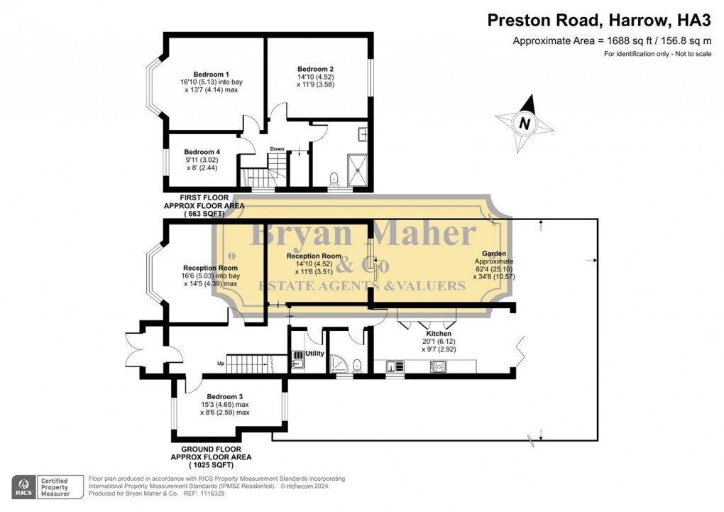 Floorplan for Preston Road, Harrow