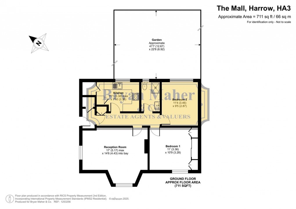 Floorplan for The Mall, Harrow