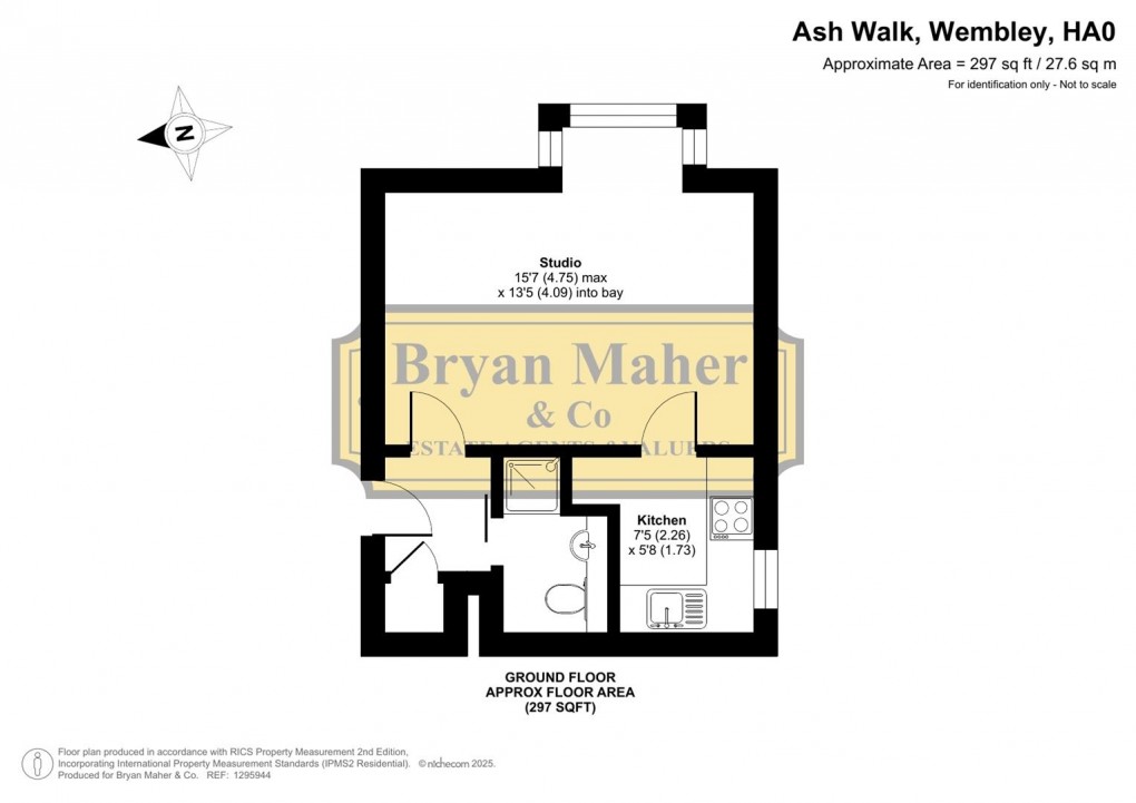 Floorplan for Ash Walk, WEMBLEY