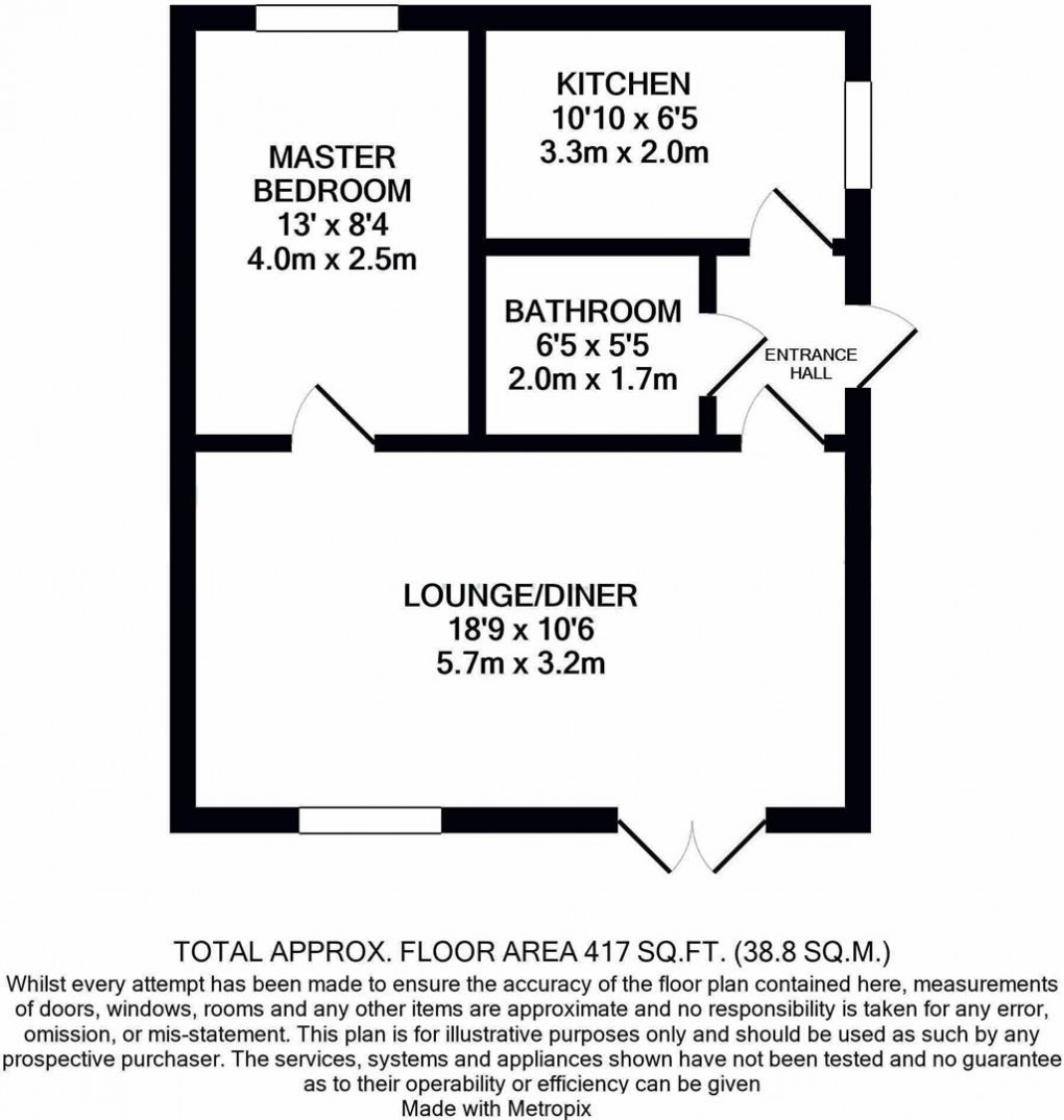 Floorplan for Lime Avenue, Luton