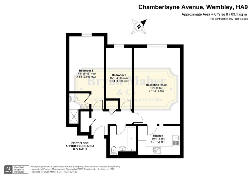 Floorplan for OFF PRESTON ROAD, WEMBLEY