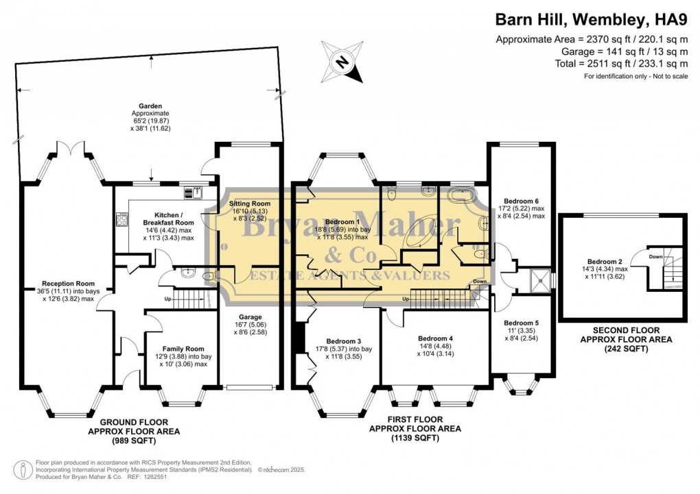 Floorplan for Barn Hill, Wembley Park