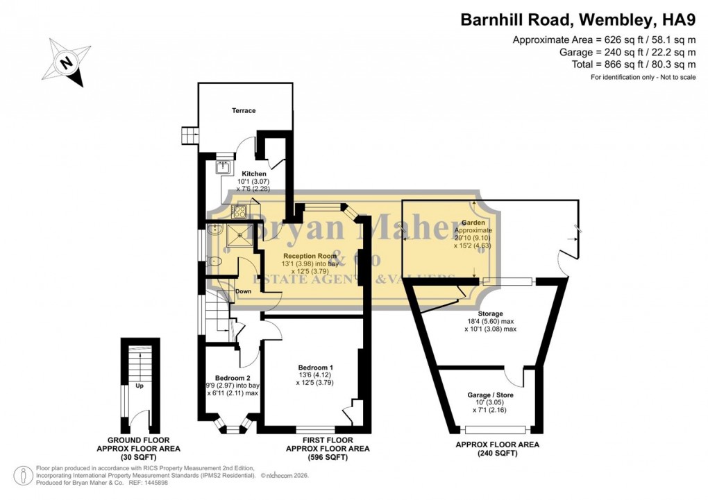 Floorplan for The Close Wembley Park