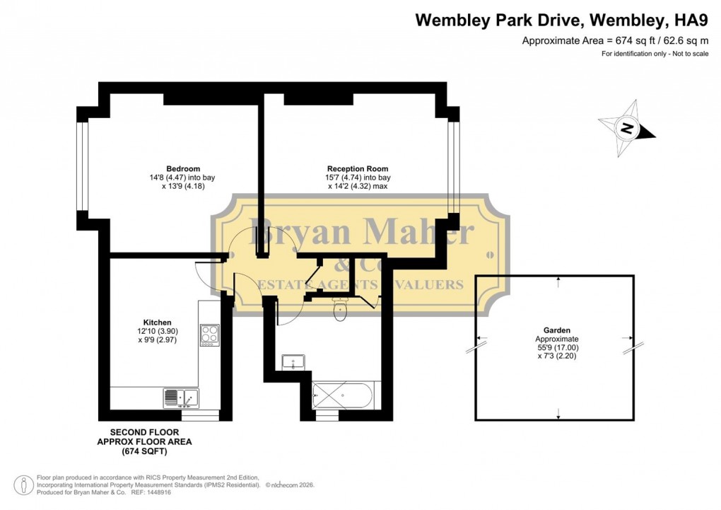 Floorplan for Wembley Park Drive, Wembley Park