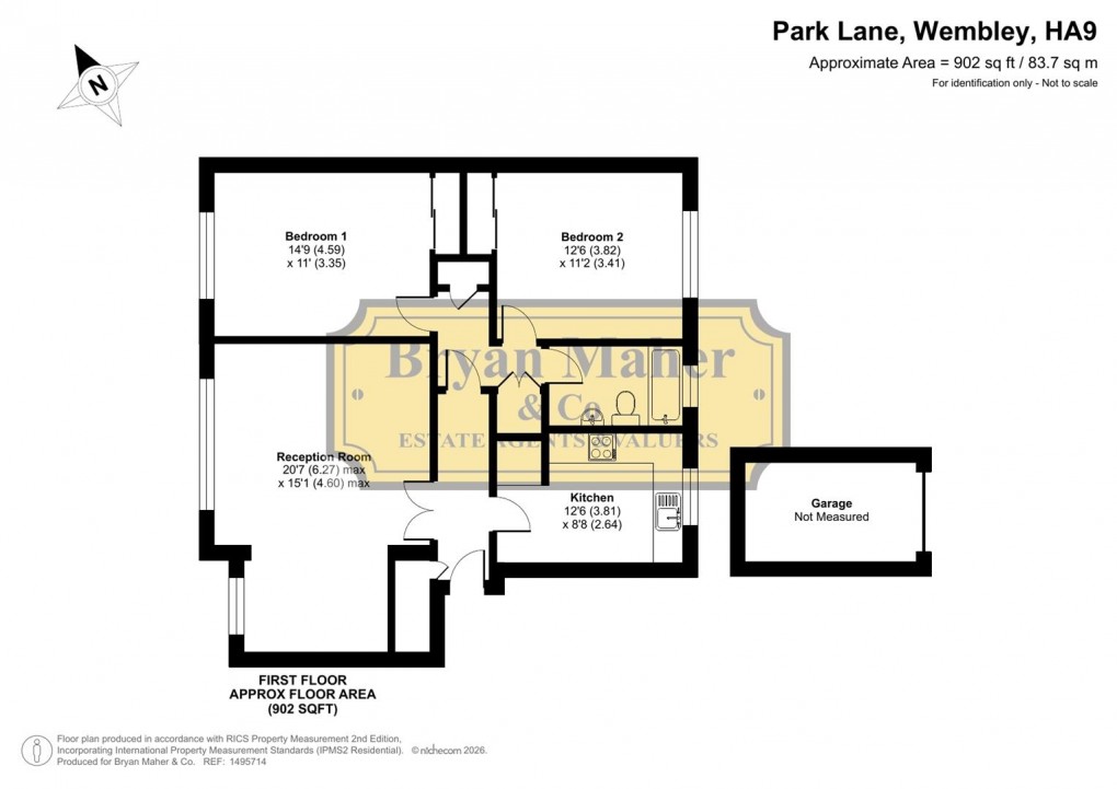 Floorplan for Park Lane, Wembley